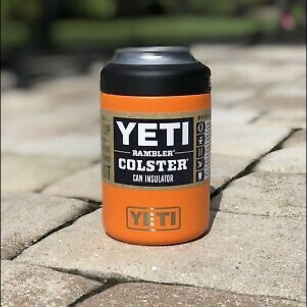 YETI King Crab Orange Limited Edition RAMBLER 12 OZ COLSTER CAN INSULATOR